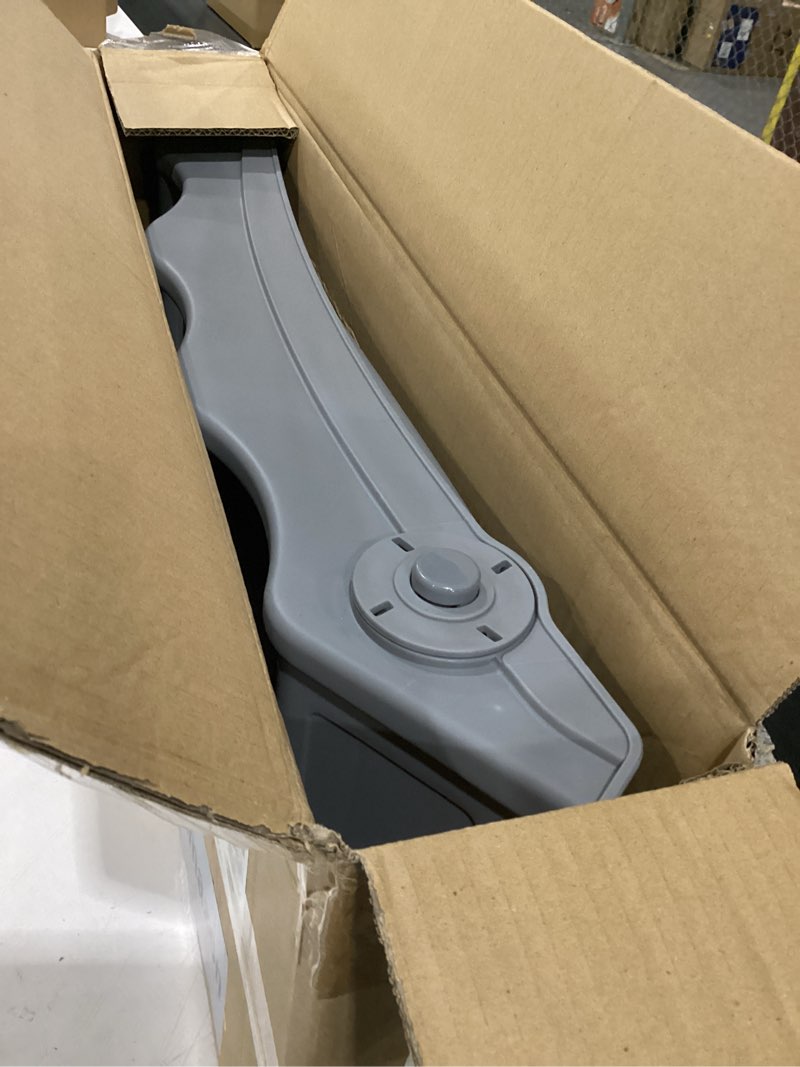 Condition photo showing Good Condition for amazon basics foldable non-slip pet stairs, steps for dogs and cats, 14.6'' w x 22.75'' d x 19.5'' h, grey 14.6'' w x 22.75'' d x 19.5'' h grey