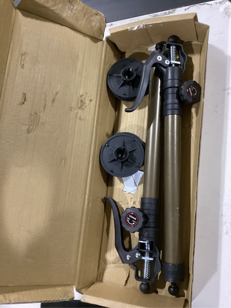 Condition photo showing As Is for manqo cabinet jack for installing cabinet?adjustable support pole?3rd hand support system?extend from 19.29 inch to 43.30 inch,supports up to 132lbs for drywall 2pcs set (patent design) 19.29"-43.30" 2pc