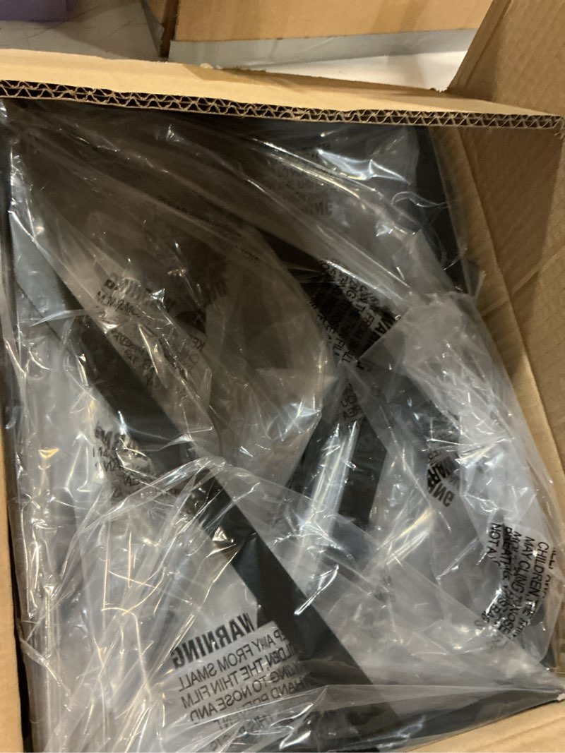 Condition photo showing Good Condition for 12 pack l14 x h 10" black heavy duty shelf brackets with screws metal shelf brackets shelf support angle brackets for shelves l brackets heavy duty floating shelf 12 pack-black 14''x10''
