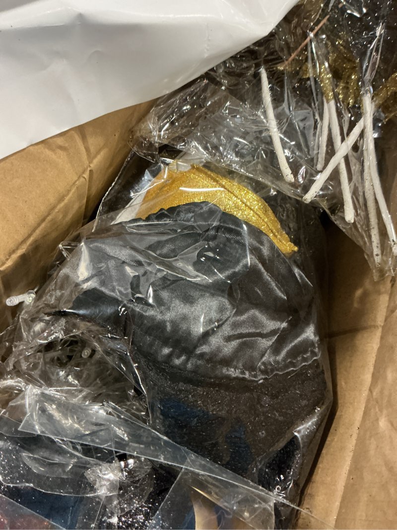 Condition photo showing Good Condition for Lunmon 60 Pcs 6ft Half Christmas Tree with Ornaments and 150 LED Lights Artificial Half-Shape Christmas Tree with Poinsettia Berry Picks Topper Star Balls for Xmas Holiday Decoration(Dark Green)