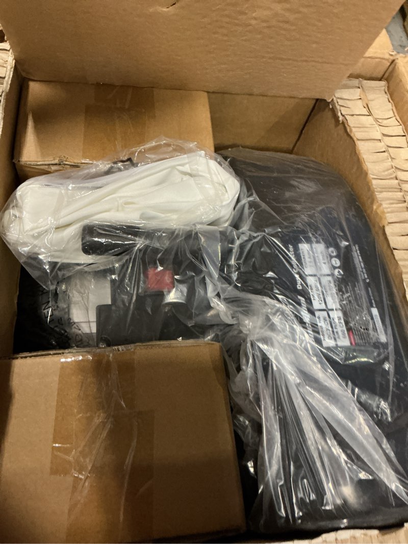 Condition photo showing New/Like New for bucktool 1.2hp wall mount dust collector for woodworking, 660 cfm airflow, 2-micron dust filter bag, shop dust collection, dc30cw