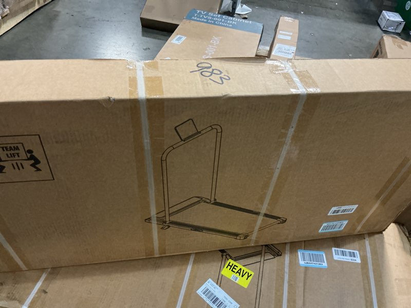 Condition photo showing Good Condition for Walking Pad with Handle Bar and Incline, 3.0HP Under Desk Treadmill for Home Small Space, 0.6-7.6MPH Portable Walking Pad Treadmill with Handles, 350LBS, 2026 Upgrade Black-3