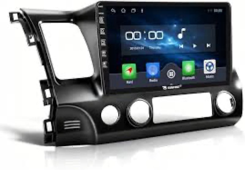 (Similar)Kunfine Car Android Navigation Stereo GPS Radio Reverse Camera Display 9\\\" IPS Touchscreen Headunit Tablet Pad Media Player for Peugeot 301 2013-2022, if Applicable Quad Core 1G+16G Gloss Black