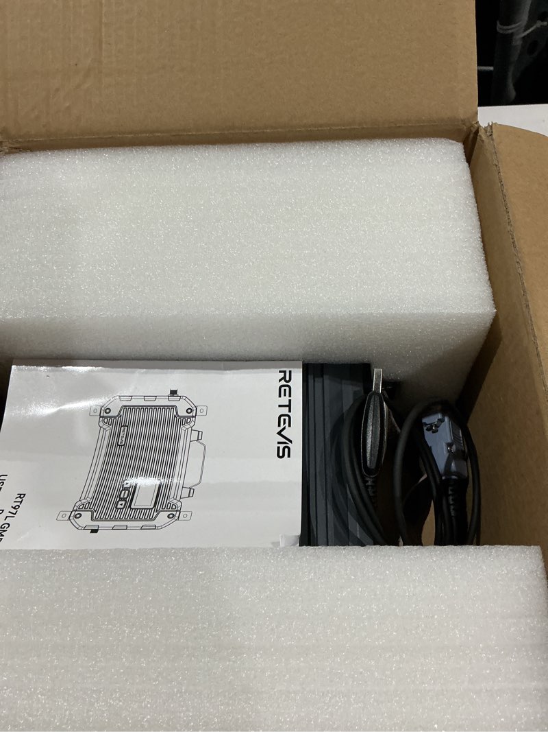 Condition photo showing As Is for (3rd gen rt97) retevis rt97l gmrs high-power repeater, ip66 waterproof, long range base station compatible with raspberry pi for emergency, farms, remote areas & home use (1 pack) default frequency