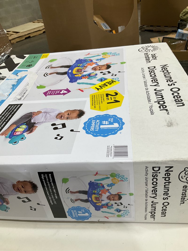 Condition photo showing Good Condition for Baby Einstein Neptune's Ocean Discovery Activity Baby Jumper Activity Center, Ages 6 Months +, Max Weight 25 lbs., Unisex