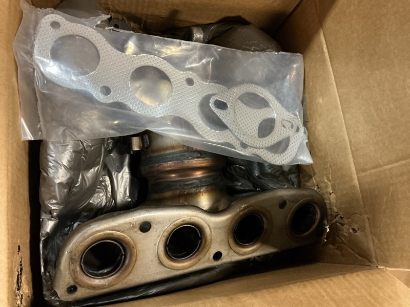 Condition photo showing As Is for catalytic converter for hyundai elantra 2011-2016 1.8l/2.0l l4 | elantra coupe 2013, elantra gt 2013, kia forte catalytic 2014-2016 1.8l/2.0l l4 catalytic convertor, epa 6 year manufacturer
