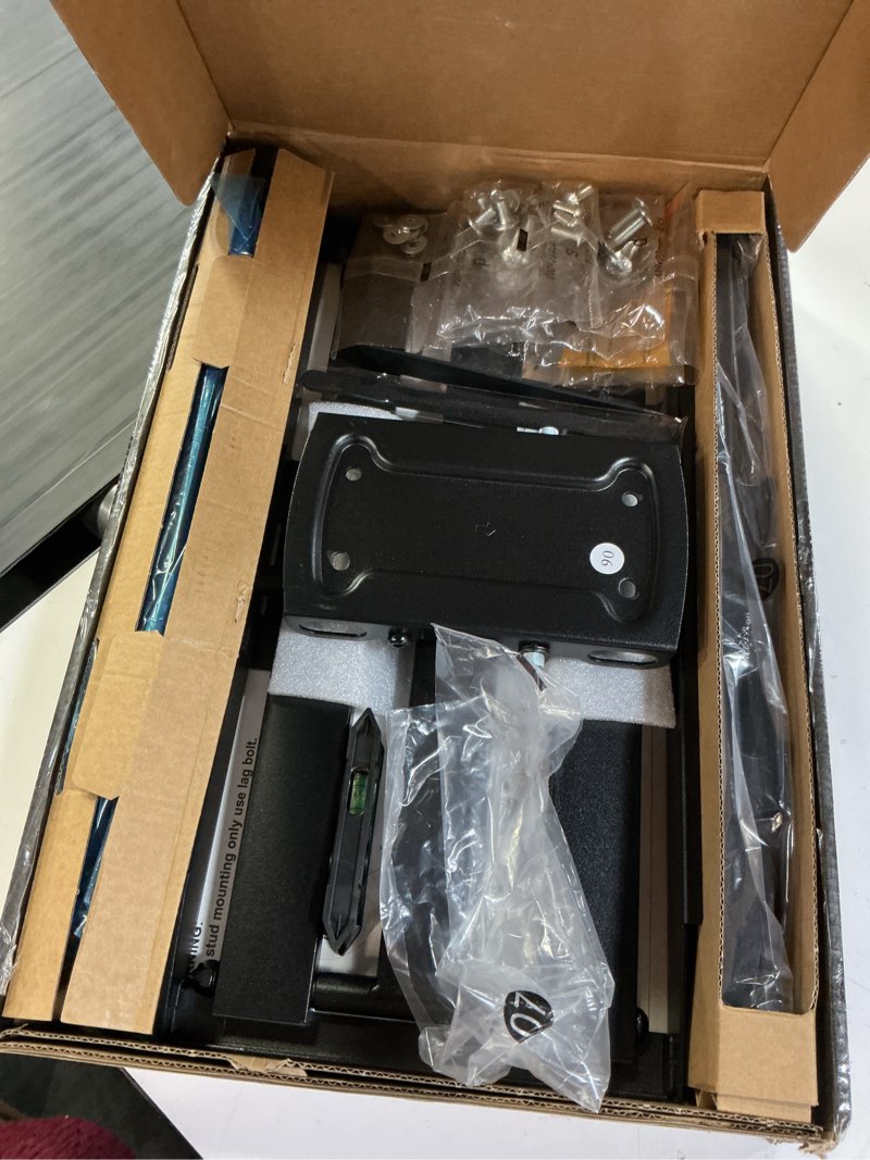 Condition photo showing Good Condition for usx mount full motion tv wall mount for 47-90 inch tvs universal swivels tilts extension leveling hold up to 132lb max vesa 600x400mm, 16" wood stud