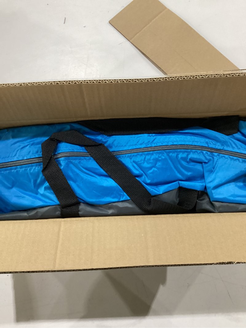 Condition photo showing New/Like New for gorich beach tent sun shelter with upf50+ uv protection for 1-2/3/4-5/6-7 person, lightweight & portable beach shade canopy with 2 zippered doors, easy setup family beach umbrella skyblue 2 person