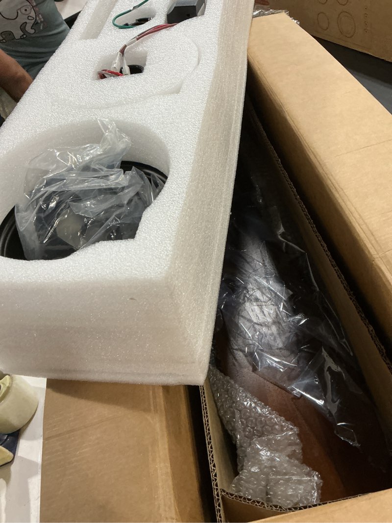 Condition photo showing Good Condition for 60 inch ceiling fan without light ?wood indoor outdoor ceiling fans no light for patios living room bedroom porch big ceiling fan for flat sloped ceiling(walnut) deep walnut blades + black body 60inch