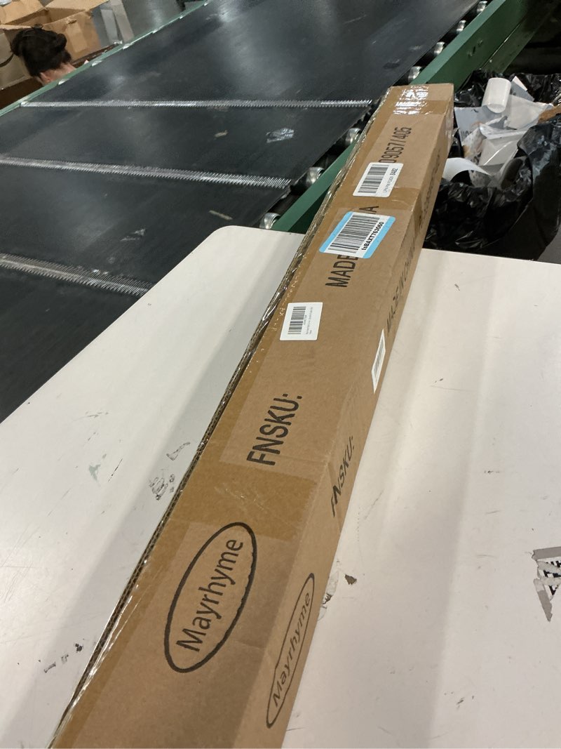 Condition photo showing Good Condition for black corner window curtain rods with aluminum end cap finials and brackets,1 inch diameter bay window curtain rods,2 sided 36-72 inch adjustable drapery rod 36-72"&36-72"(2 sided) black