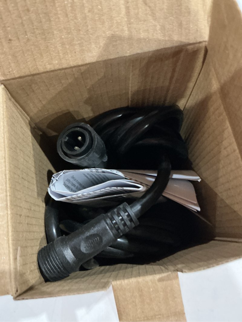 Condition photo showing As Is for harbor breeze plug landscape lighting extension cord
