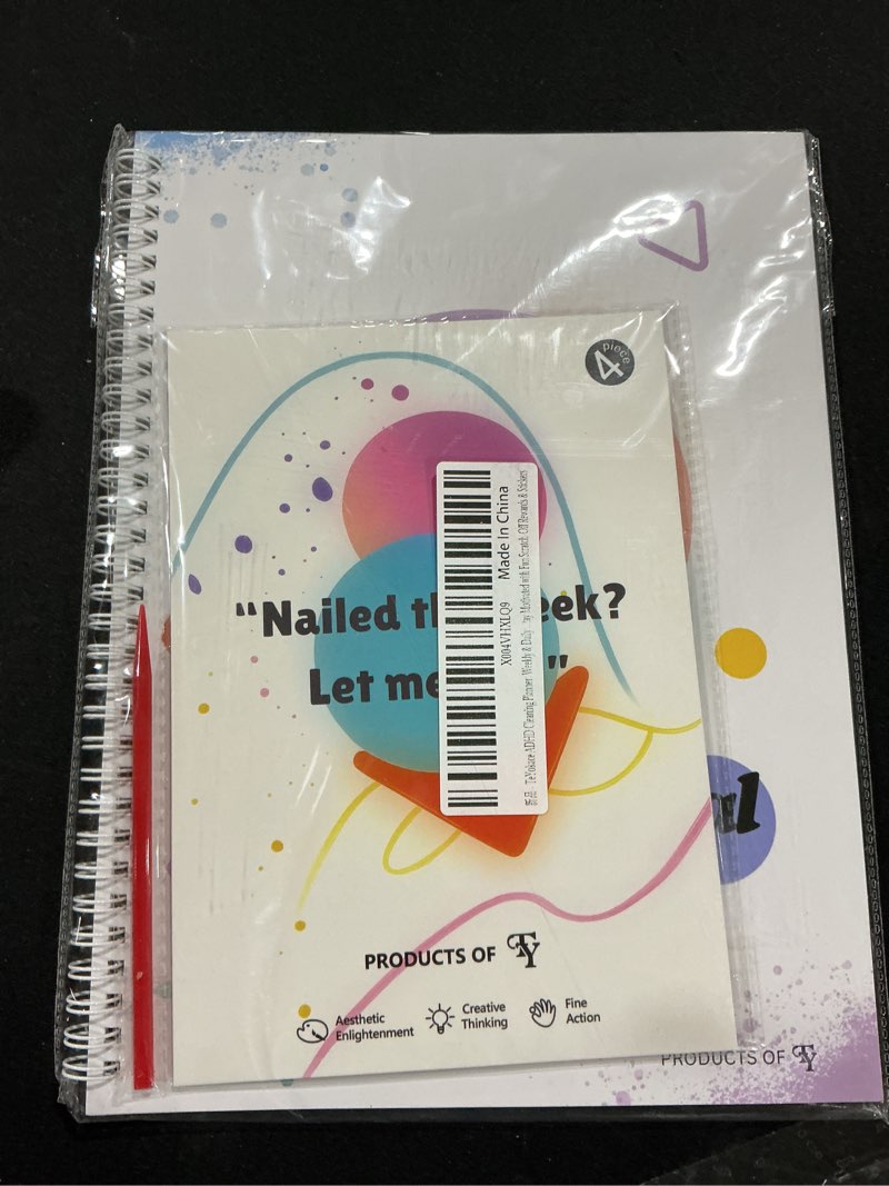 Condition photo showing New/Like New for TeYokace ADHD Planner for Adults Women - Habit-Forming Organizer: Check Off Just 1-2 Daily Cleaning Tasks at Your Pace | Fun Scratch-Off Rewards & Stickers to Stay Motivated | 30-Day ADD Neurodivergent Organizing Tool