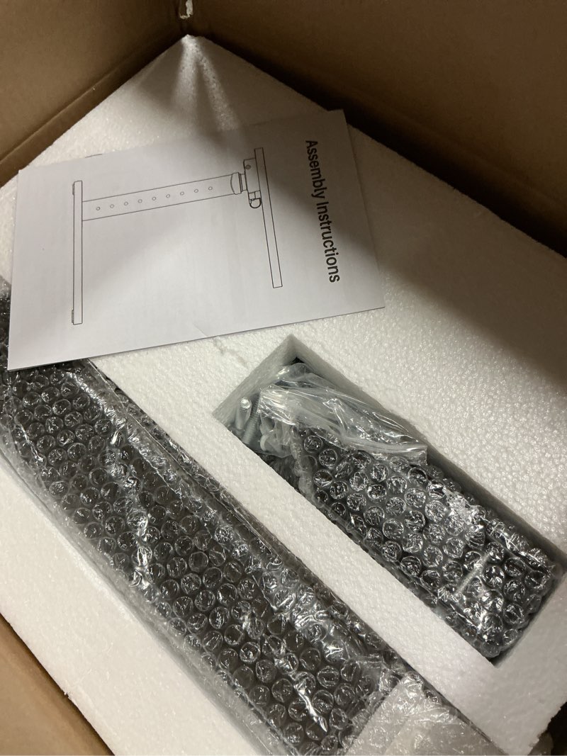 Condition photo showing Good Condition for adjustable height tv tray table with bumper rounded corner design & flip-top side table for bedroom, living room, bathroom and study, end table for eating, dinner or laptop, black