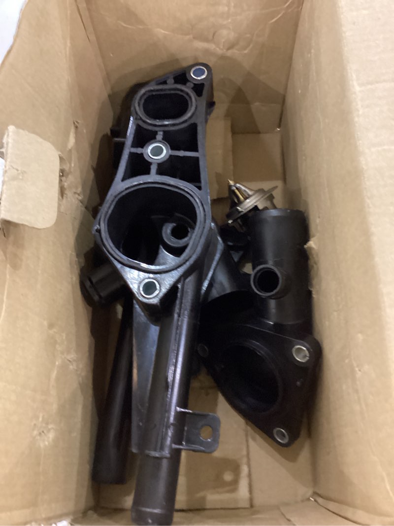 Engine Coolant Thermostat Housing Assembly - Compatible for Hyundai Sonata Tucson Santa Fe Sport 201