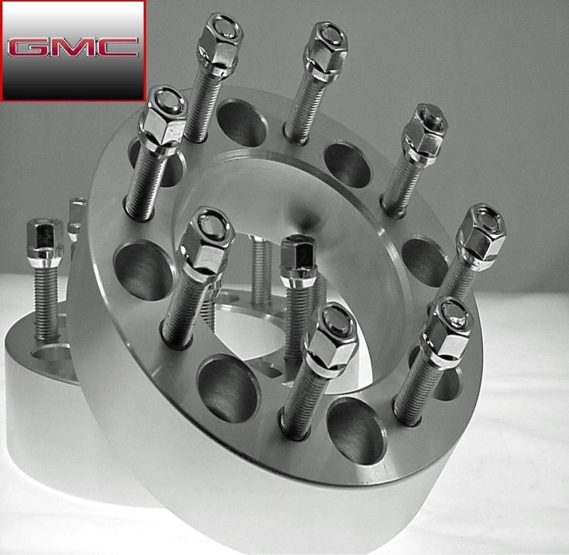 (Similar)2 pc EARLY 62-87 GMC 2500 8 LUG WHEEL ADAPTER SPACER 2.00 Inch # AP-86550E9/16