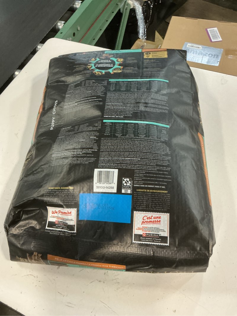 Condition photo showing New/Like New for ( bb/aug/2027) purina pro plan high protein puppy food shredded blend chicken & rice formula - 18 lb. bag