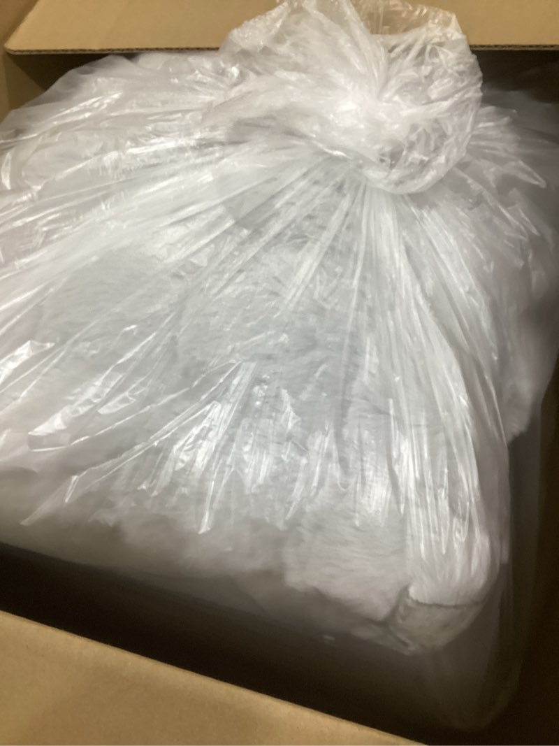 Condition photo showing New/Like New for Luxury Shaggy Faux Fur Body Pillow,Fluffy Bed Pillow with Zipper Closure,Soft Decorative Plush Full Long Pillows,Fuzzy Hug Pillow for Living Room Side Sleeper & Pregnancy 20"x54" Grey Chocolate