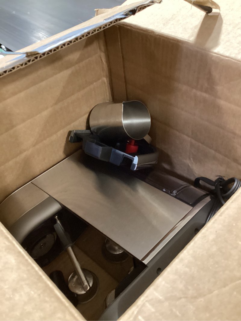Condition photo showing As Is for Breville Bambino Espresso Machine BES450BSS, Brushed Stainless Steel