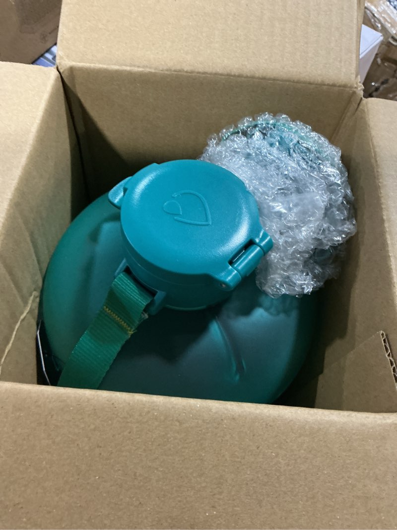 Condition photo showing Good Condition for aquafit 1 gallon water bottle with time marker - straw & chug lid - bpa free gym water bottle with straw - big gallon jug (galaxy, 128 oz - 2 lids) 128 oz - 2 lids galaxy