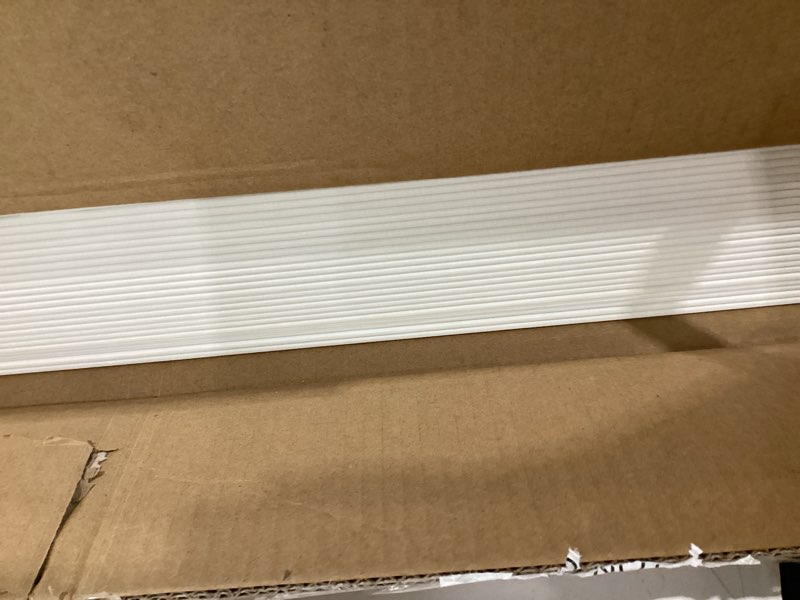 Condition photo showing As Is for tuxita trifold poster board,24 pack 36" x 48" large white corrugated poster boards,science fair display boards,project boards perfect for school projects, event displays and business presentations 24p