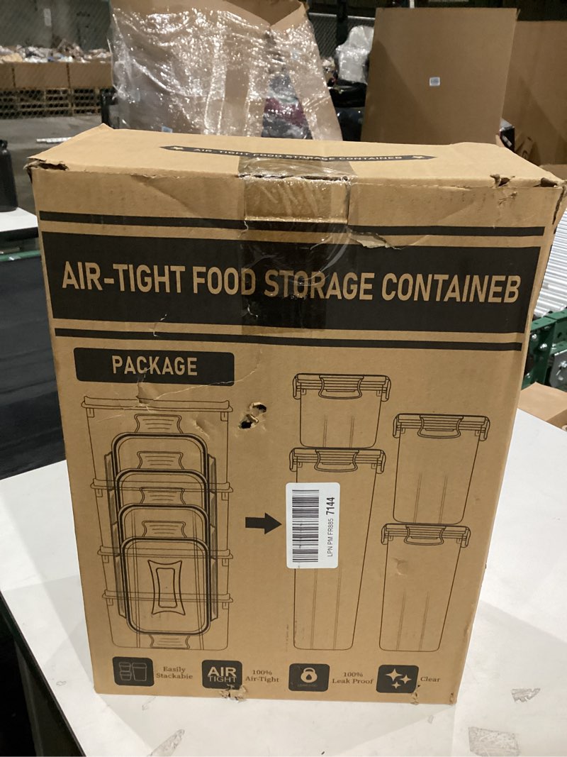 Condition photo showing Good Condition for PRAKI Airtight Food Storage Containers Set with Lids - 24 PCS, BPA Free Kitchen and Pantry Organizat