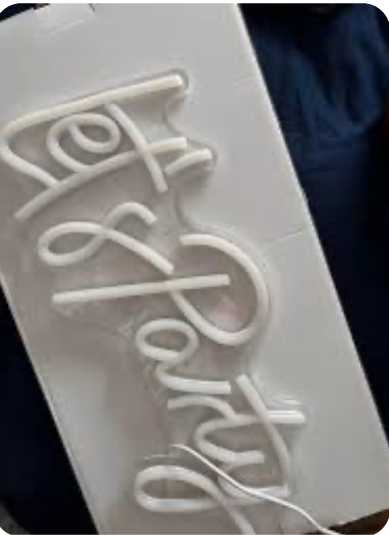 Let’s Party” Neon Light LED Sign