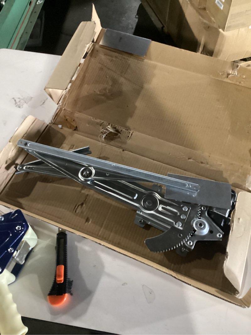 Condition photo showing Good Condition for front driver side power window regulator with motor replacement for chevy colorado gmc canyon, 2004 2005 2006 2007 2008 2009 2010 2011 2012, isuzu i280 i290 i350 i370, left, 741-014