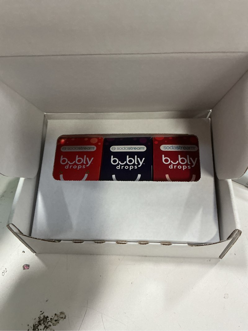 Condition photo showing New/Like New for SodaStream Bubly Burst Variety Pack Drink Mix (440ml, Pack of 3)