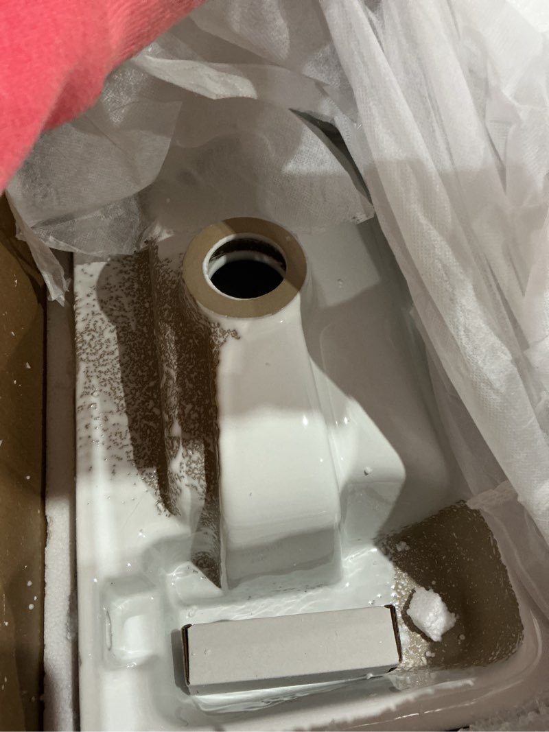 Condition photo showing As Is for (slight scratch/crack)lordear wall mounted bathroom sink with towel rack 20 x 11 inch modern black wall hung sink for ada bathrooms, rectangular one hole porcelain vanity sinks 20\"x11\"-towel rack