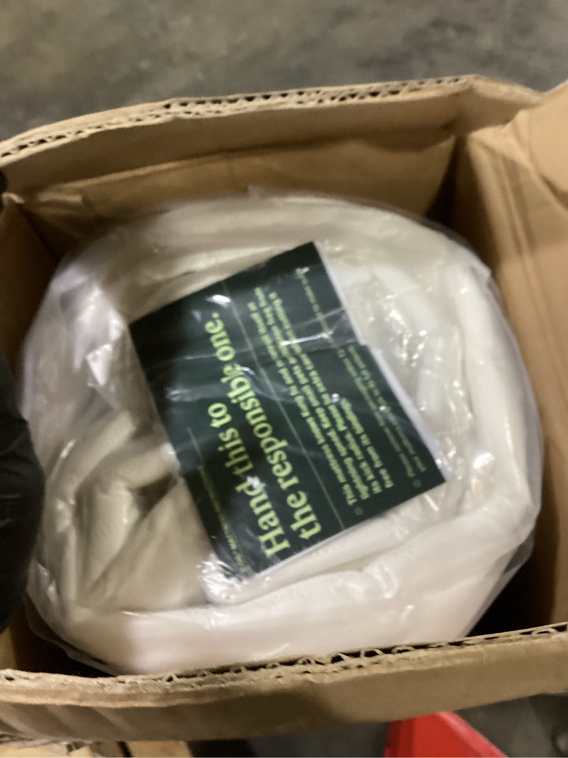 Condition photo showing New/Like New for zinus 8 inch foam and spring hybrid mattress [new version], twin, fiberglass free, medium firmness, durable support, certified safe foams & fabric, mattress in a box, white white twin 8" new small box