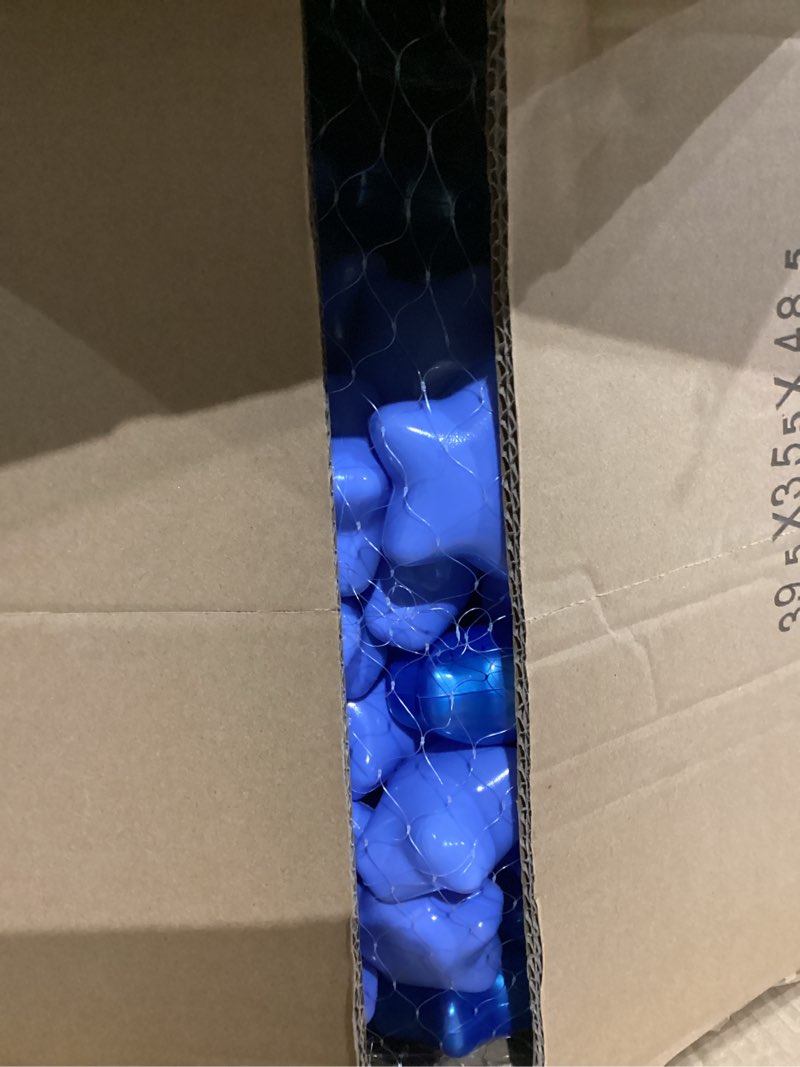 Condition photo showing New/Like New for Realhaha Ball Pit Balls 50 100 200 500, Star Shapes for Babies Kids Playpen Plastic Balls for Babies Ball Pool Puppy Playballs Peal Blue Blue White 500