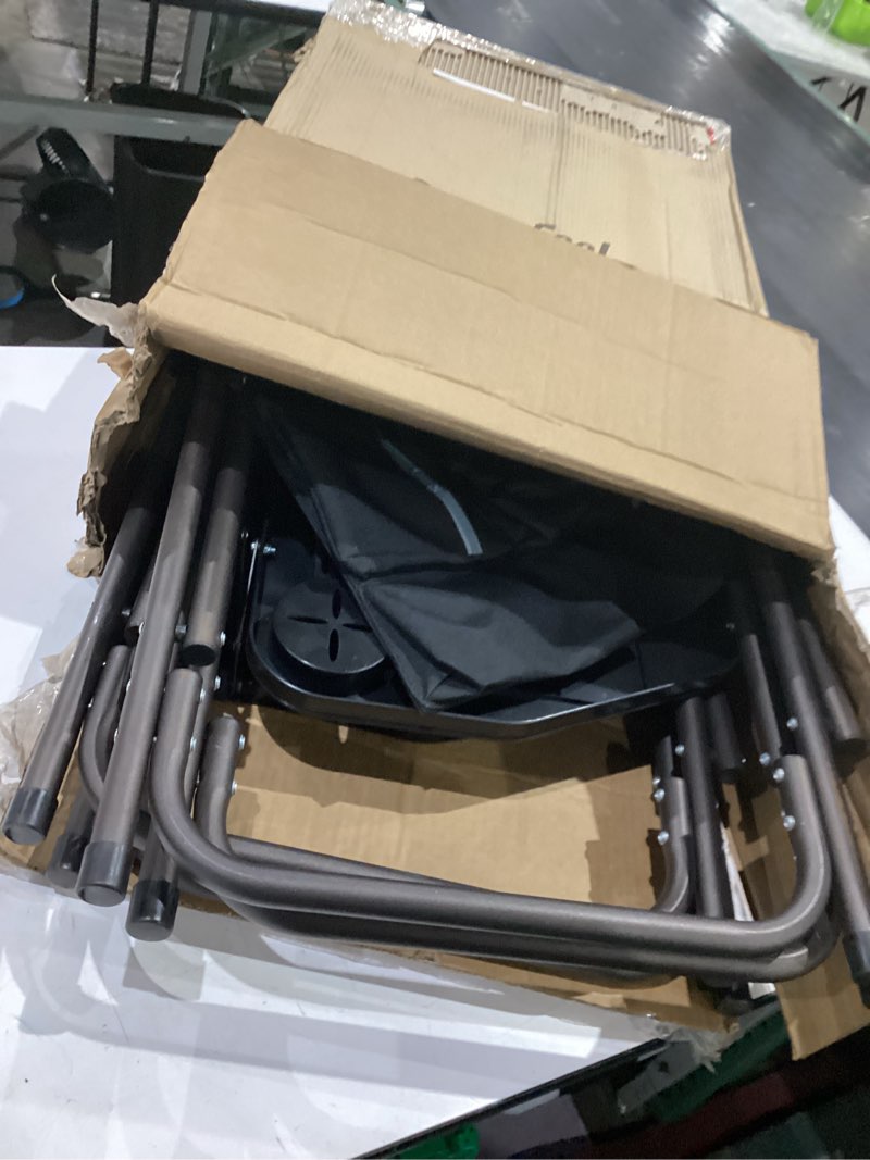 Condition photo showing Good Condition for sunnyfeel oversized double folding camping director chair with side table for compact storage