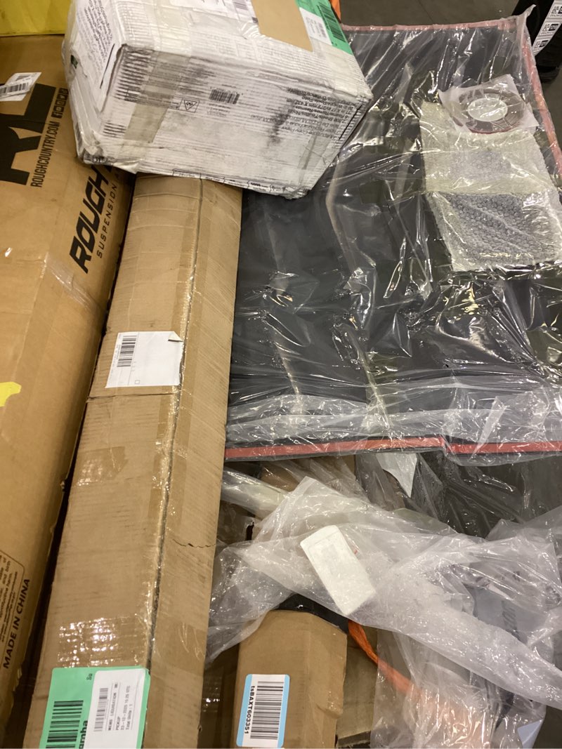 Condition photo showing As Is for ANTLUX 110W 8FT LED Wraparound Ultra Slim Strip Lights, 12600LM, 5000K, 8 Foot LED Garage Shop Lights, Flush Mount Warehouse Office Ceiling Lighting Fixture, Fluorescent Tube Replacement, 2 Pack 5000K Daylight White