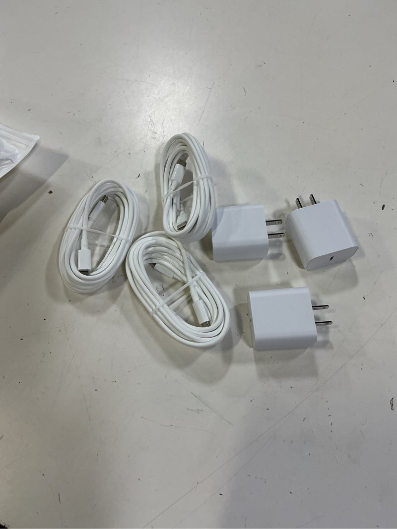 Condition photo showing New/Like New for fast charger for iphone 17/16/15 charger,10ft extra long fast charging 3pack block usb-c to usb c fast charging cable cord for iphone air/17 pro max/iphone 16 pro/16 plus/15 pro max,ipad pro/air/mini