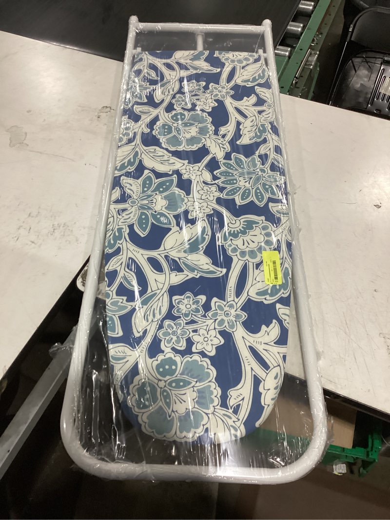 Condition photo showing Good Condition for mainstays over the door ironing board, slim and compact, perfect for small spaces, includes padded board cover, white metal frame