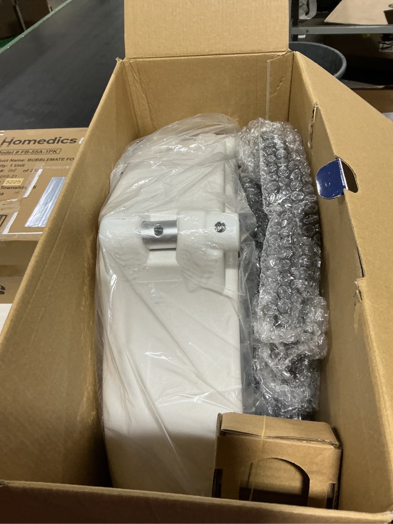 Condition photo showing New/Like New for drive medical 2-in-1 raised toilet seat with removable padded arms | raised toilet seat offers removable padded arms and secure locking attachment for standard toilets and safety