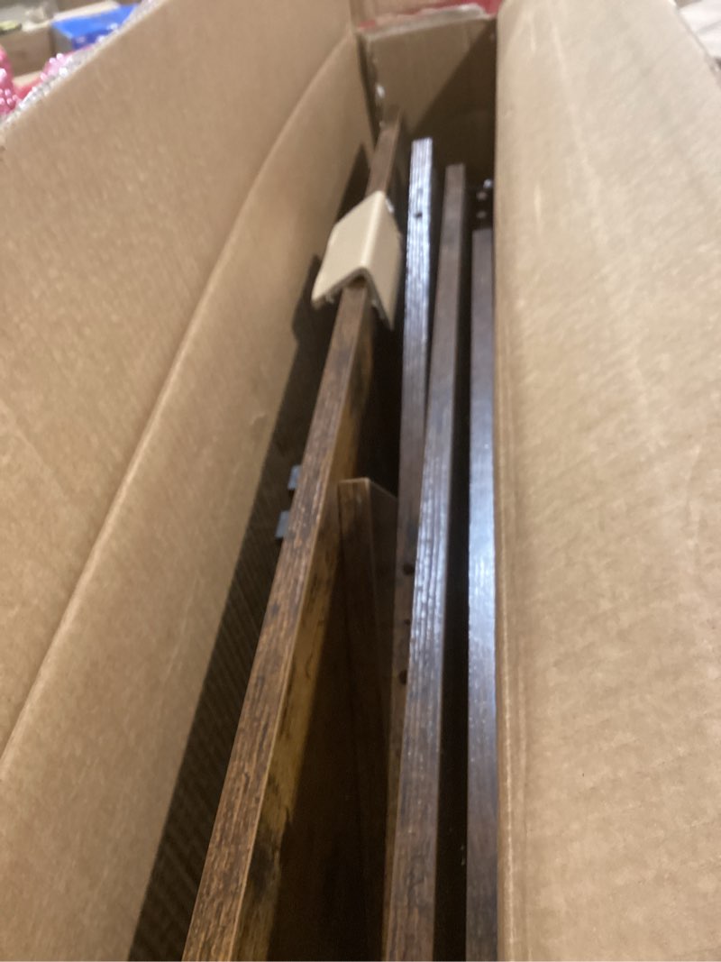 Condition photo showing Good Condition for VASAGLE Lift Top Coffee Table, Lift Coffee Table with Storage Shelf, Hidden Compartments and Lifting Top, for Living Room, Office, 19.7 x 39.4 x (19.3-24.4) Inches, Rustic Brown and Black ULCT202B01