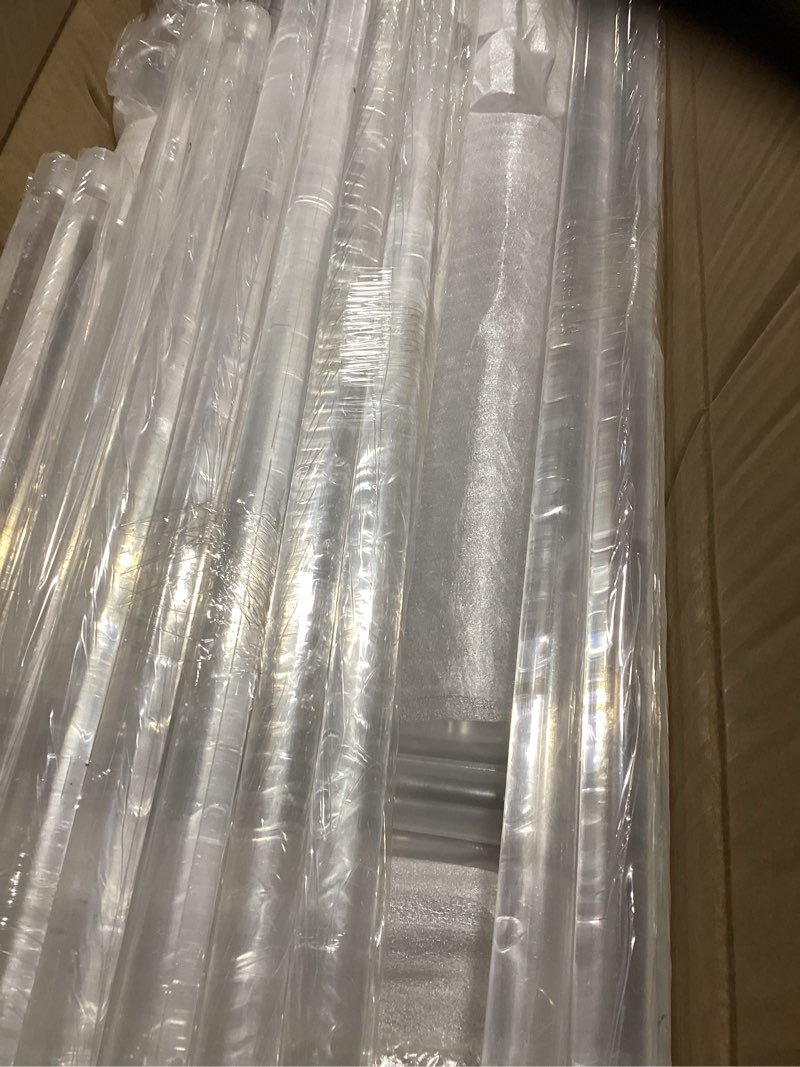 Condition photo showing Good Condition for 4pcs 5 Arm Acrylic Candelabra,Clear Candle Holder for Wedding,45.7inch Tall Floor Candle Holders for Ceremony Birthday Party Home Decoration Fit 0.8 LED Candles 4pcs Clear