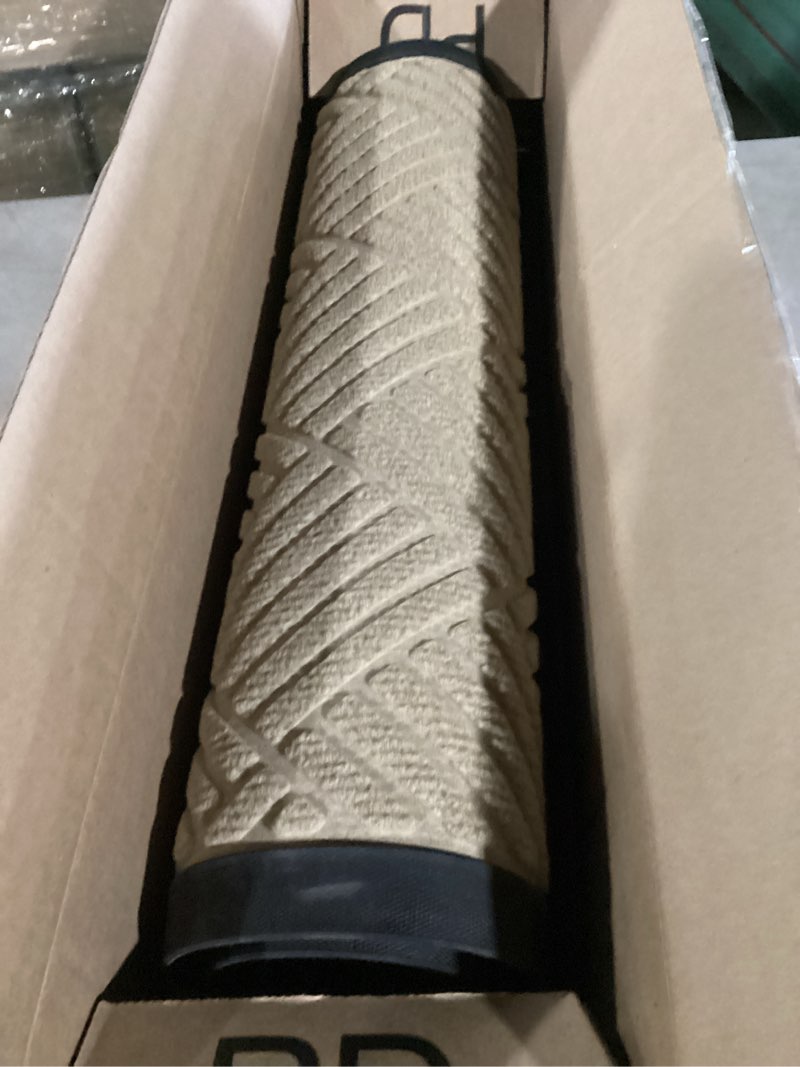 Condition photo showing Good Condition for Smiry Front Door Mat Outside Entrance, Heavy Duty Outdoor Indoor Natural Rubber Doormat, Non Slip, Trap Dirt and Moisture, Easy Clean, Low Profile Patio Porch Entryway Mat, 35x23, Beige Beige Rectangular 35" x 23"