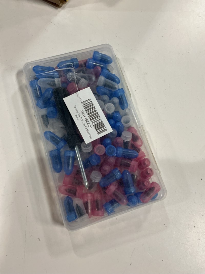 Condition photo showing New/Like New for Ypoyney 101 PCS Tire Repair Rubber Nail, Vacuum Tire Repair Spiral Rubber Studs Kit, 3 Size Tire Scr