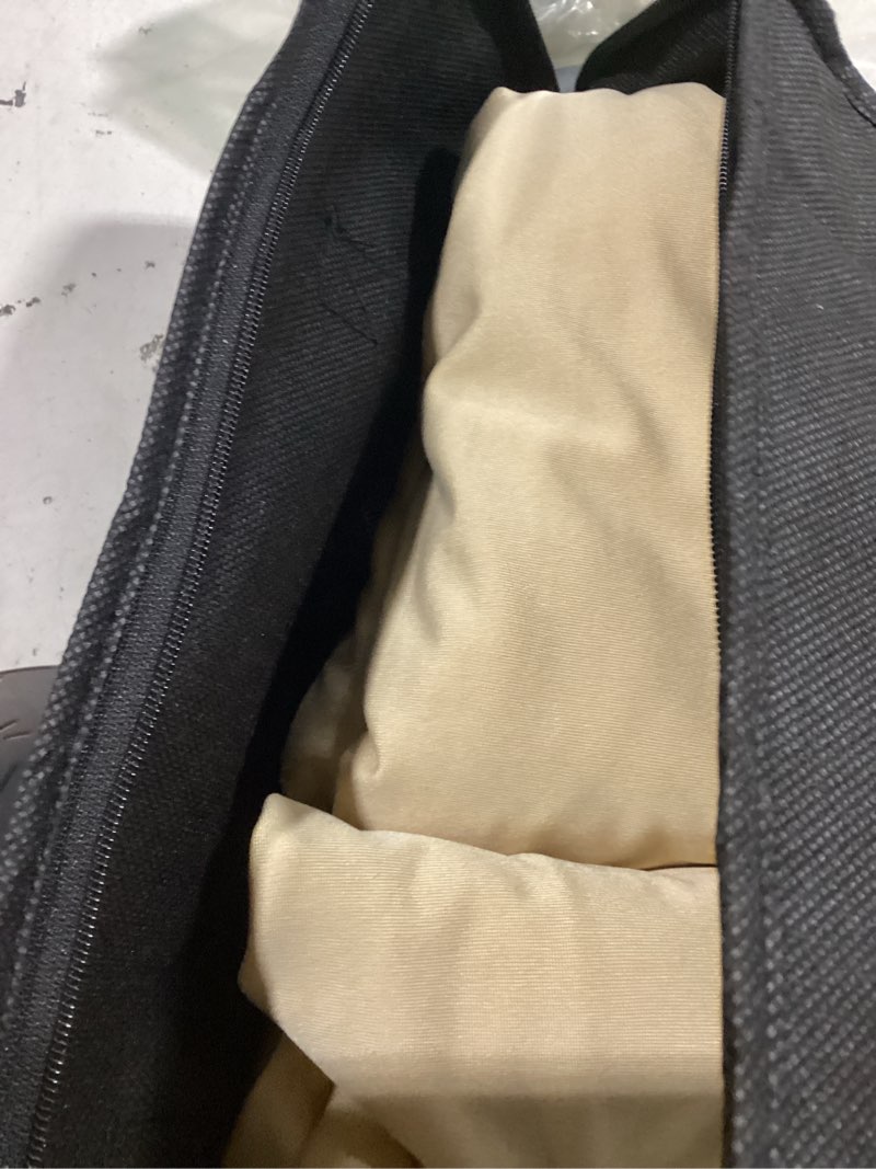 Condition photo showing Good Condition for 2 pk champagne cocktail table cloth round 36×43in-high top highboy bar cocktail tablecloths-wrinkle free stretchy fitted spandex table covers with ruffle desk skirt for wedding banquet party tables champagne 36inch×43inch(2 pack)