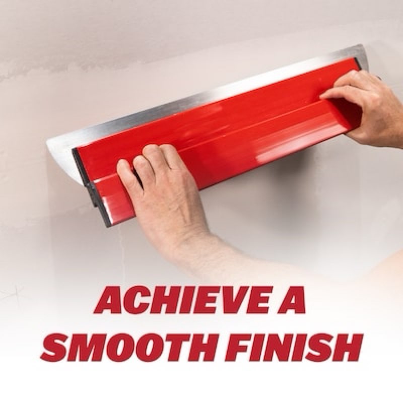 wal-board tools proskim 1-in x 24-in stainless steel skimming blade