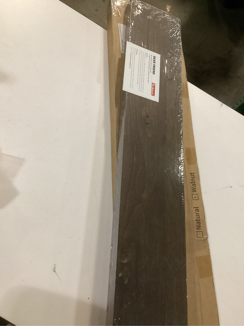 Condition photo showing New/Like New for Knape & Vogt Shelf Board Espresso, 1980 ESP 12X24