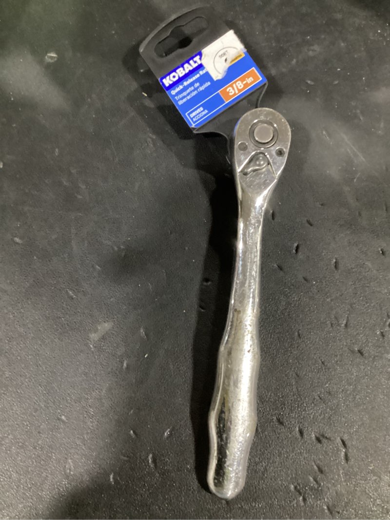 Condition photo showing New/Like New for kobalt 90-tooth 3/8-in drive full polish handle ratchet