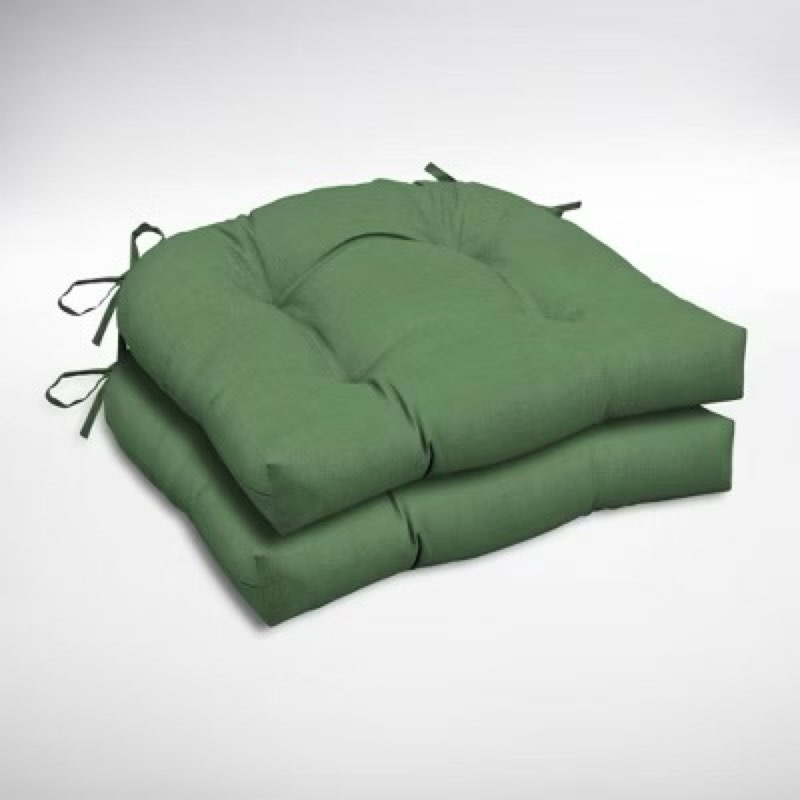ARDEN Outdoor Wicker Chair Cushion, 2 pack