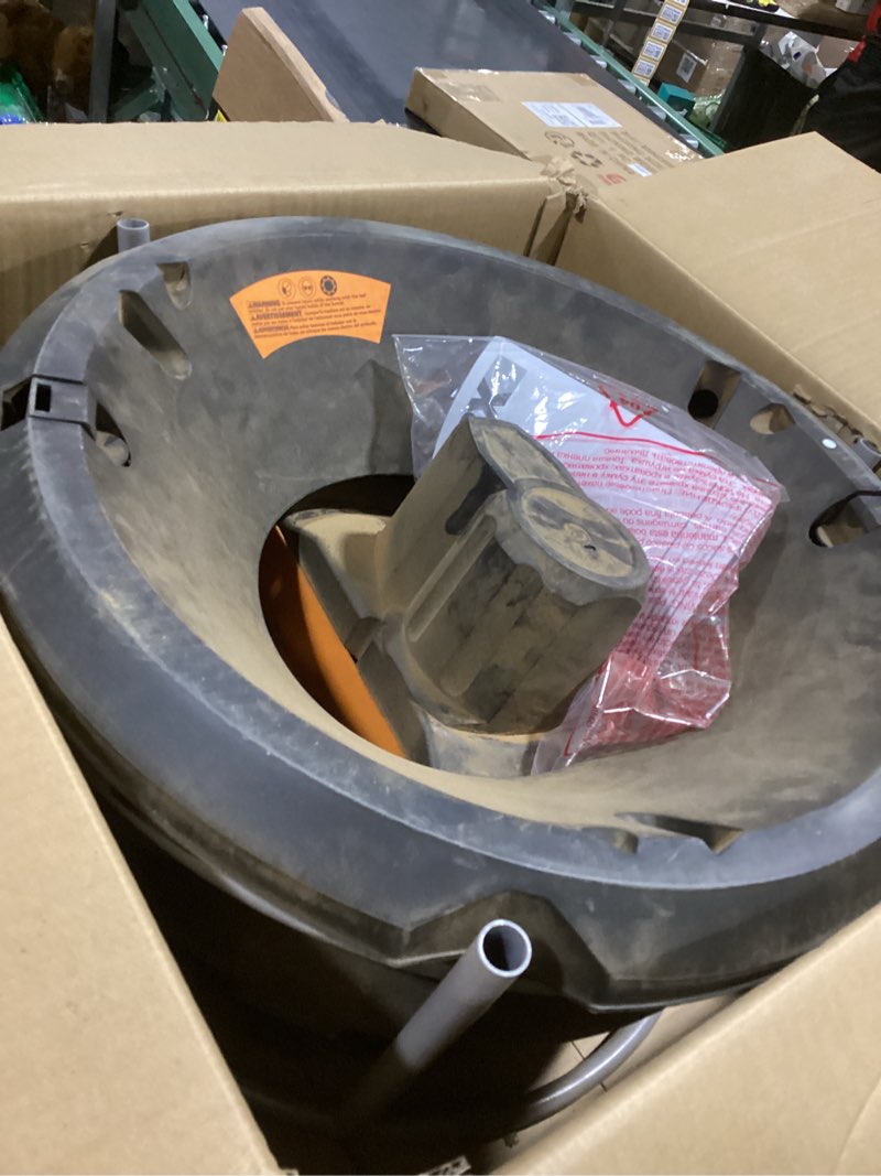 Condition photo showing As Is for Worx 13 Amp Electric Leaf Mulcher, Leaf Shredder with High-Compression Mulching, Powerful & Compact Yard Waste Shredder, Corded, WG430