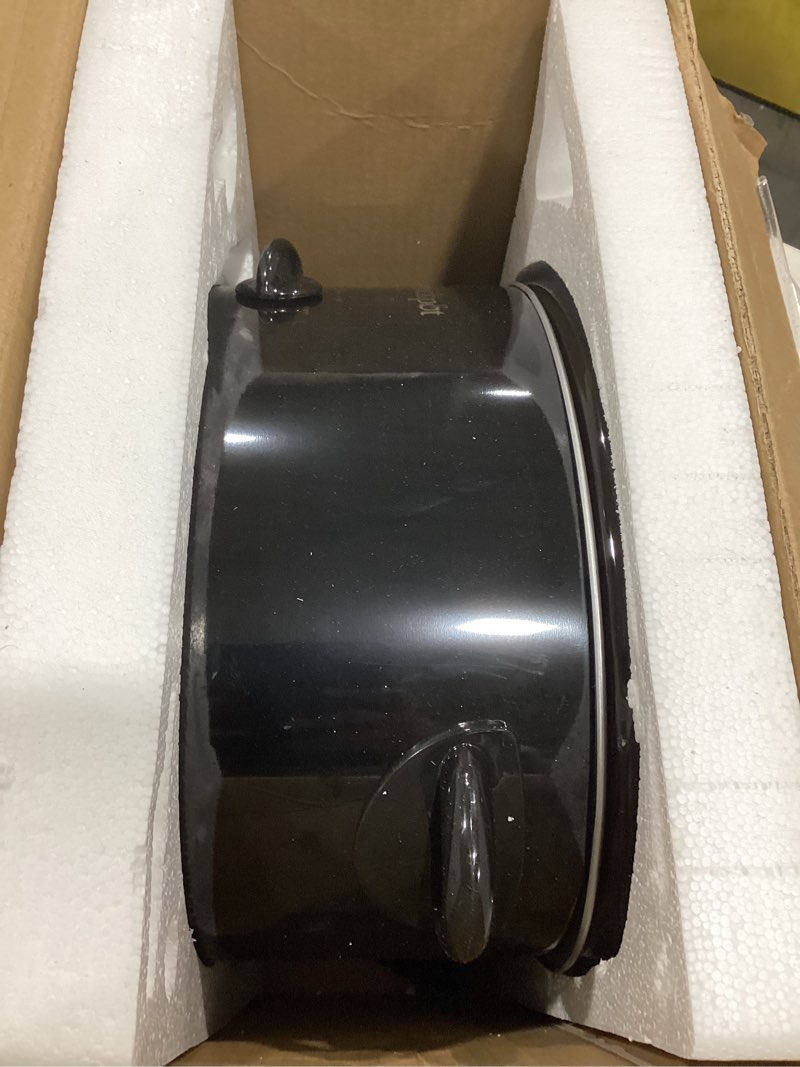Condition photo showing As Is for Crockpot Manual 8-Quart Slow Cooker Black 8qt Black