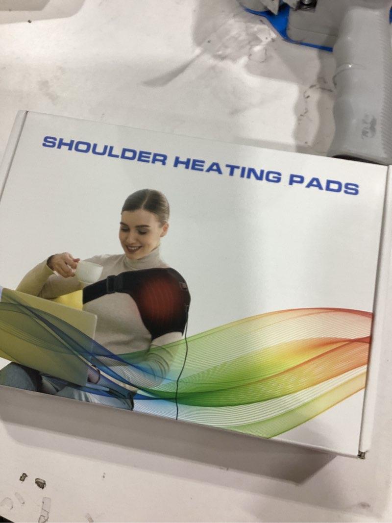 Condition photo showing Good Condition for Shoulder-Heating-Pad-Heated-Wrap - 3 Heat Levels Heating Pad for Shoulder Pain for Men Women Frozen Shoulder Pain Relief Black