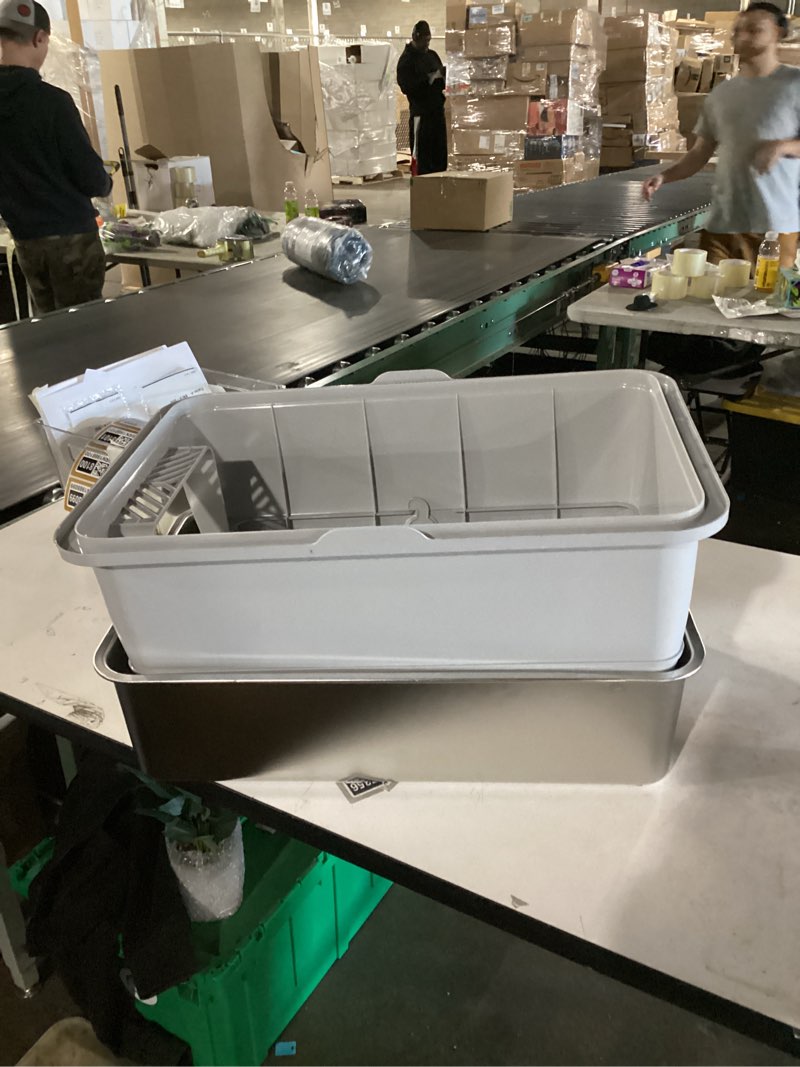 Stainless Steel Cat Litter Box with High Sides, Extra Large Open Top Litter Box, Anti-Odor & Non-Stick Metal Litter Pan with Plastic Enclosure, Easy to Clean, Includes Litter Scoop