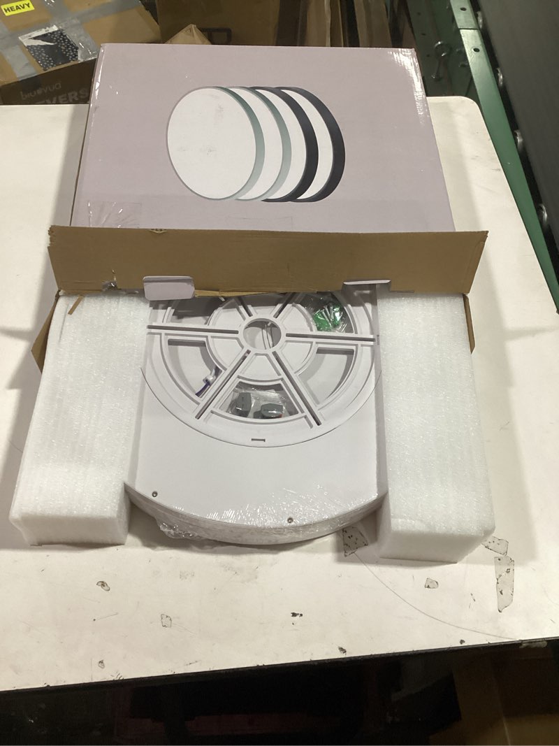 Condition photo showing New/Like New for LED Flush Mount Ceiling Light Fixture,Round 16Inch 32w 3480lm 3000k,4000k,6000k CCT Selectable, Modern Flat Panel Super Slim Led Ceiling Light,for Living Dining Kitchen Bedroom Room (2Pack-White) 16IN-2PACK White